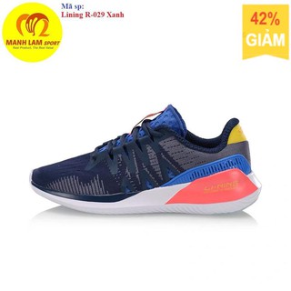 Hàng Chuẩn Giày chạy bộ Lining R-029 Xanh đi nhẹ, êm chân, bảo hành 2 tháng, đổi mới trong 7 ngày bán chạy . .