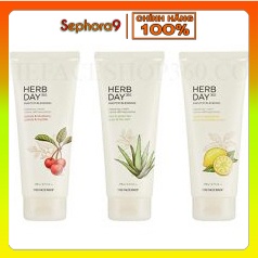 Kem tẩy trang The Face Shop Herb Day 365 Master Blending Cleansing Cream TFS cho cảm giác ẩm mịn 170ml