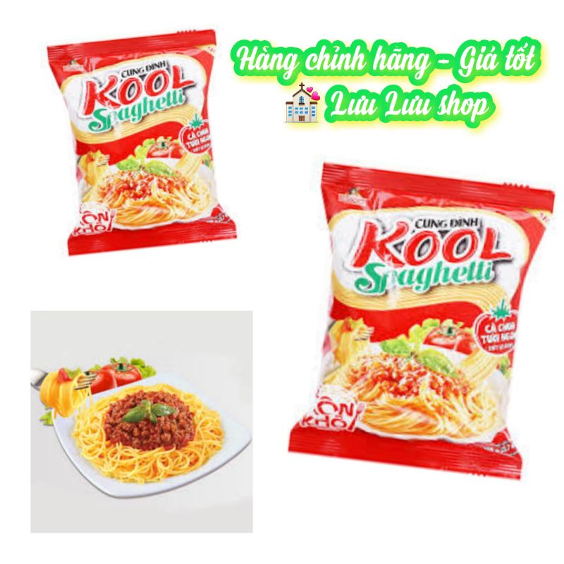 Mì xào Cung Đình kool spaghetti xốt bò bằm gói 105gr