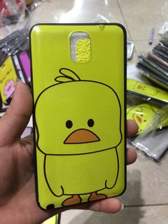 Ốp Samsung Note3 dẻo in hình vịt kute