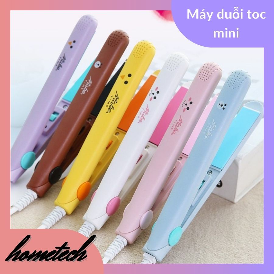 Máy Duỗi Tóc Mini Nhỏ Gọn Đa Chức Năng Làm Thẳng Tóc - Uốn Xoăn Tóc Kiểu Dáng Dễ Thương Nhiều Màu Sắc Lựa Chọn