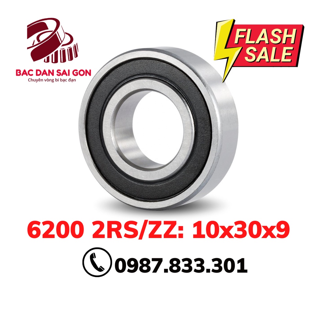 Vòng Bi Bạc Đạn 6000, 6001, 6002, 6003, 6200, 6201, 6202, 6300, 6301 TQ rẻ vô địch