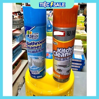 Sét 2 bình xịt tẩy nhà bếp và tẩy nhà tắm SẠCH BONG KIN KÍT mới _ Giá Bán Sỉ Lẻ