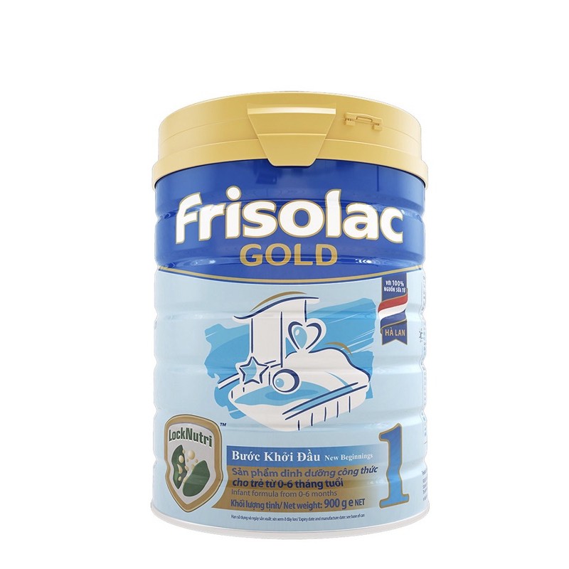 Sữa Bột Frisolac Gold 1 900g-HSD T12.2022-Hộp móp