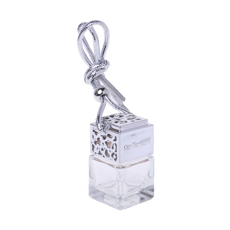 Lọ đựng tinh dầu / nước hoa treo xe hơi bằng thủy tinh trong suốt