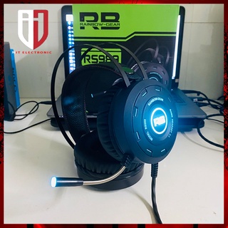 Tai nghe chụp tai gaming headphone có dây chính hãng Rainbow-Gear RS989 7.1 máy vi tính laptop