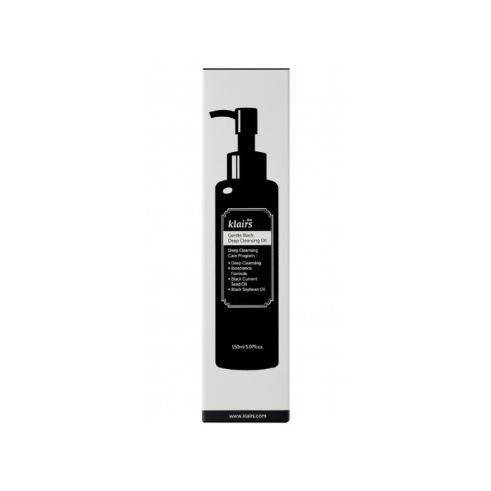 Dầu Tẩy Trang Dear Klairs Gentle Black Deep Cleasing Oil 150 ml