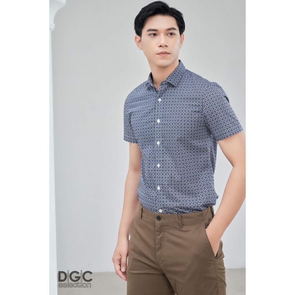 Áo sơ mi Nam ngắn tay Slim Fit DGCs - SASNCB41M-S