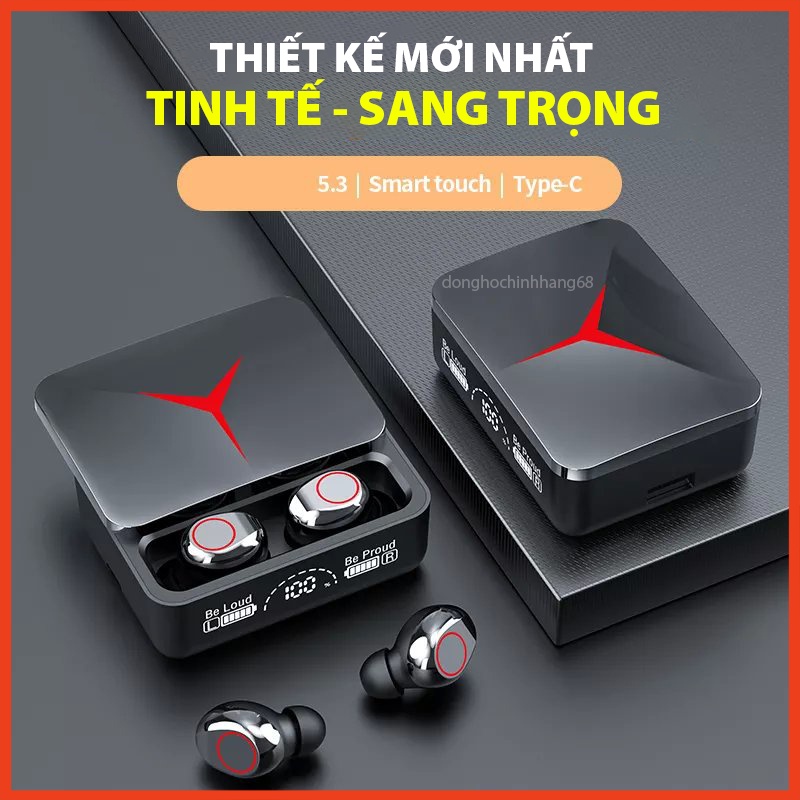 Tai Nghe Không Dây M90 Pro Bluetooth 5.3 Pin Cực Trâu Nghe Nhạc Cực Hay Âm Bass Cực Chất Bảo Hành 1 Năm