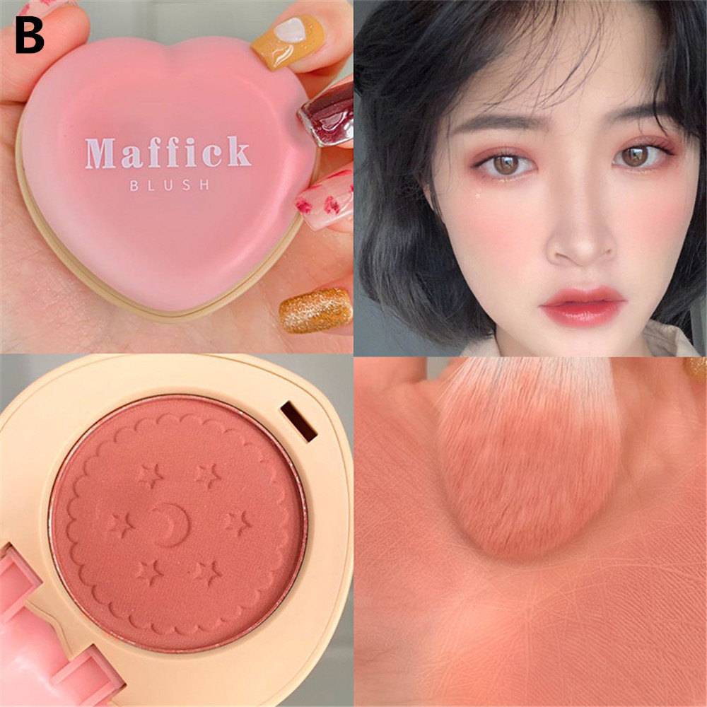 [sweet] MAFFICK woman Cookie Monochrome matt Blush face Repair Makeup Blushes Plate Cosmetic tools | BigBuy360 - bigbuy360.vn