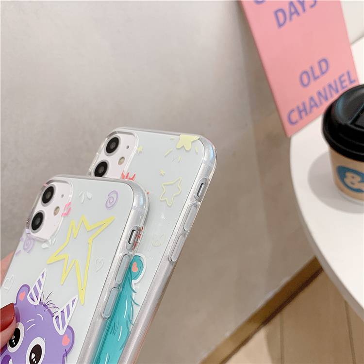 Ốp iphone Hình Quái Vật Hoạt Hình Cho iPhone 6/6plus/6s/6splus/7/7plus/8/8plus/x/