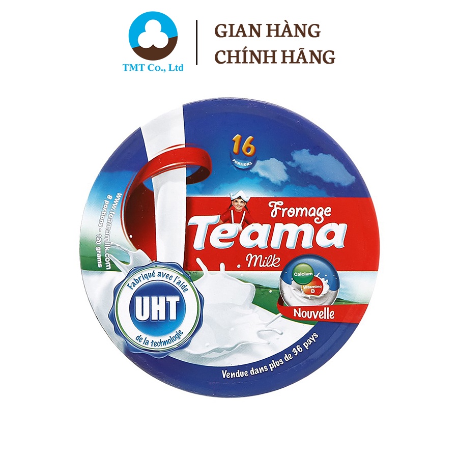 Phô mai miếng thương hiệu teama 8 miếng/16 miếng
