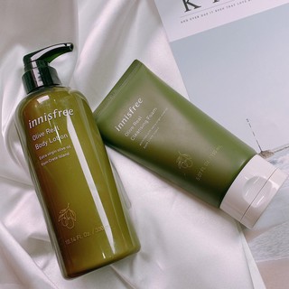 Sữa Dưỡng Thể Dưỡng Ẩm Sâu Giúp Làn Da Mềm Mịn, Chắc Khỏe Innisfree Olive Real Body Lotion
