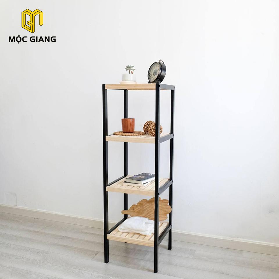 Kệ Vuông 4 Tầng Chất Liệu Gỗ Thông Mỹ - Hàng Xuất Khẩu Hàn Quốc | BigBuy360 - bigbuy360.vn