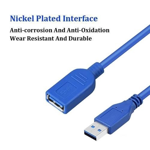 Cáp dữ liệu nối dài đầu USB 2.0 sang cổng USB 0.3m/1.5m/3m tùy chọn