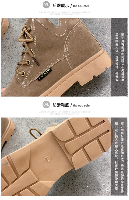 B045 [ sẵn be 38] (mẫu mới) Giày Oxford Martin cao cổ buộc dây phong cách Hàn Quốc | BigBuy360 - bigbuy360.vn