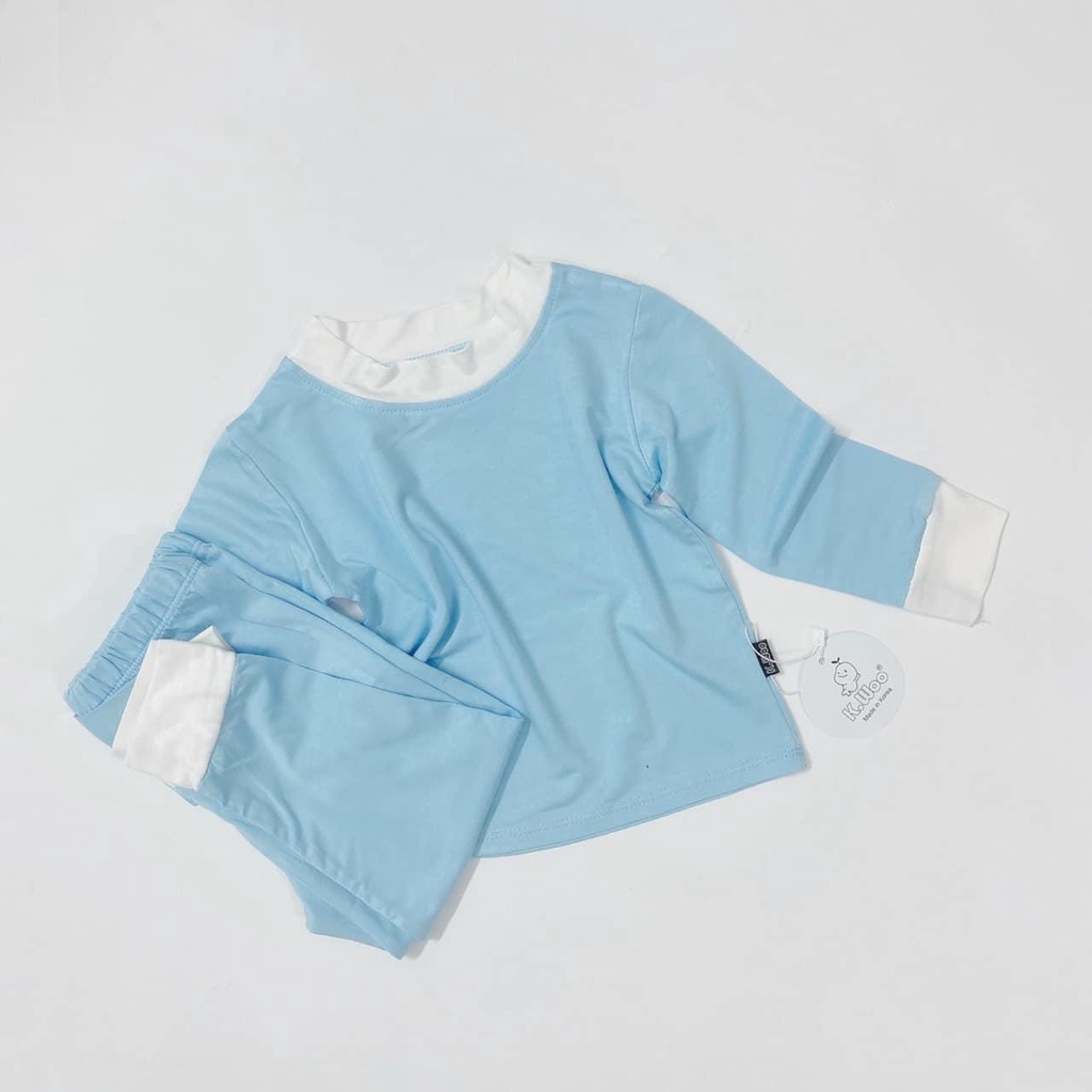 [Siêu Sale] BỘ THUN DÀI TAY CAO CẤP BÉ TRAI BÉ GÁI XINH XẮN SIZE 6-18KG(DBT)