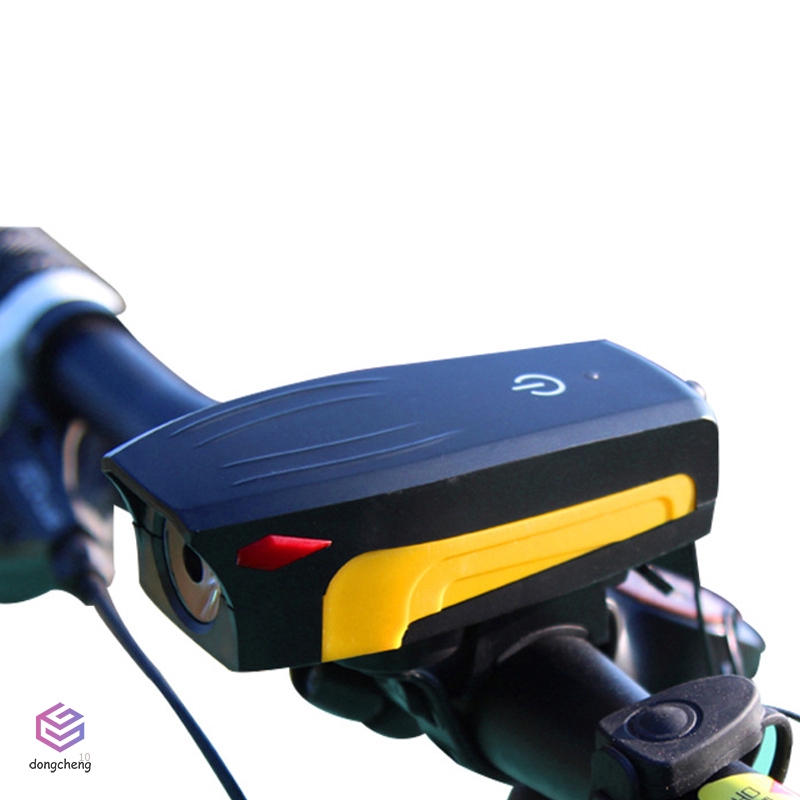 Đèn Pha Xe Đạp Siêu Sáng Chống Thấm Nước Có Còi Và Sạc Được