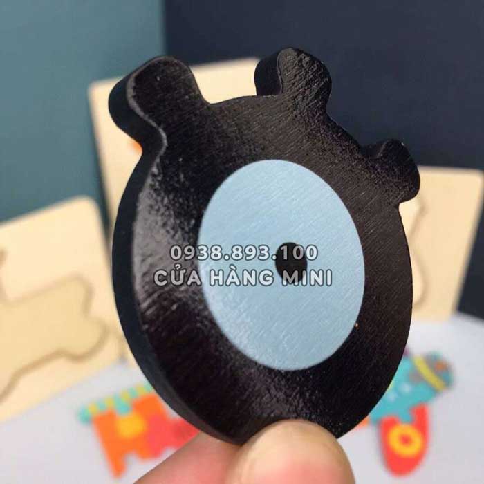 Tranh Xếp Hình Lắp Ghép Bằng Gỗ  3D Nổi Phát Triển Tư Duy Cho Bé