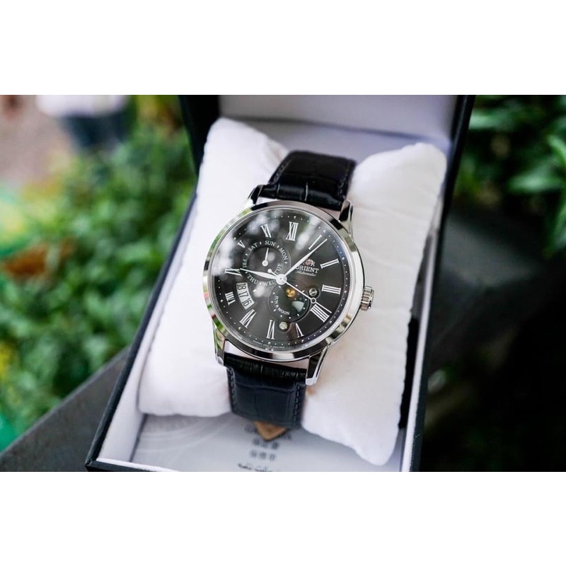 Đồng hồ nam Orient Sun &amp; Moon Gen 3 Black .