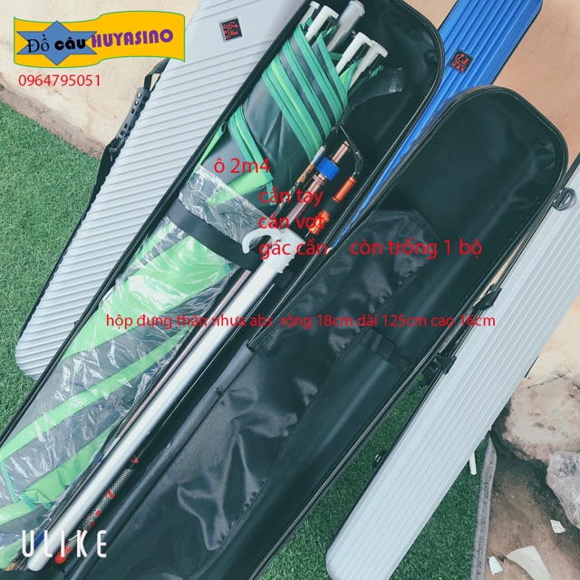 HỘP ĐỰNG CẦN VÀ ĐỒ CÂU CÓ CHÂN CHỐNG -CÂU ĐƠN CÂU ĐÀI-DÀI 1M25 CHẤT LIỆ NHỰA ABS hàng sele 243