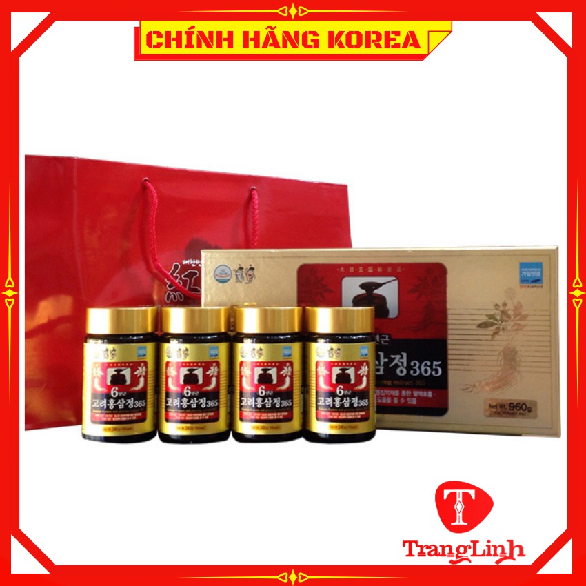 Cao hồng sâm 365 hàn quốc chính hãng - Cao sâm hàn quốc tăng đề kháng, phòng ung thư - tranglinhkorea