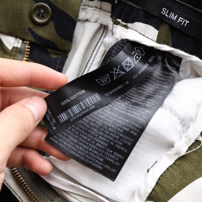 Quần short kaki rằn ri_camo