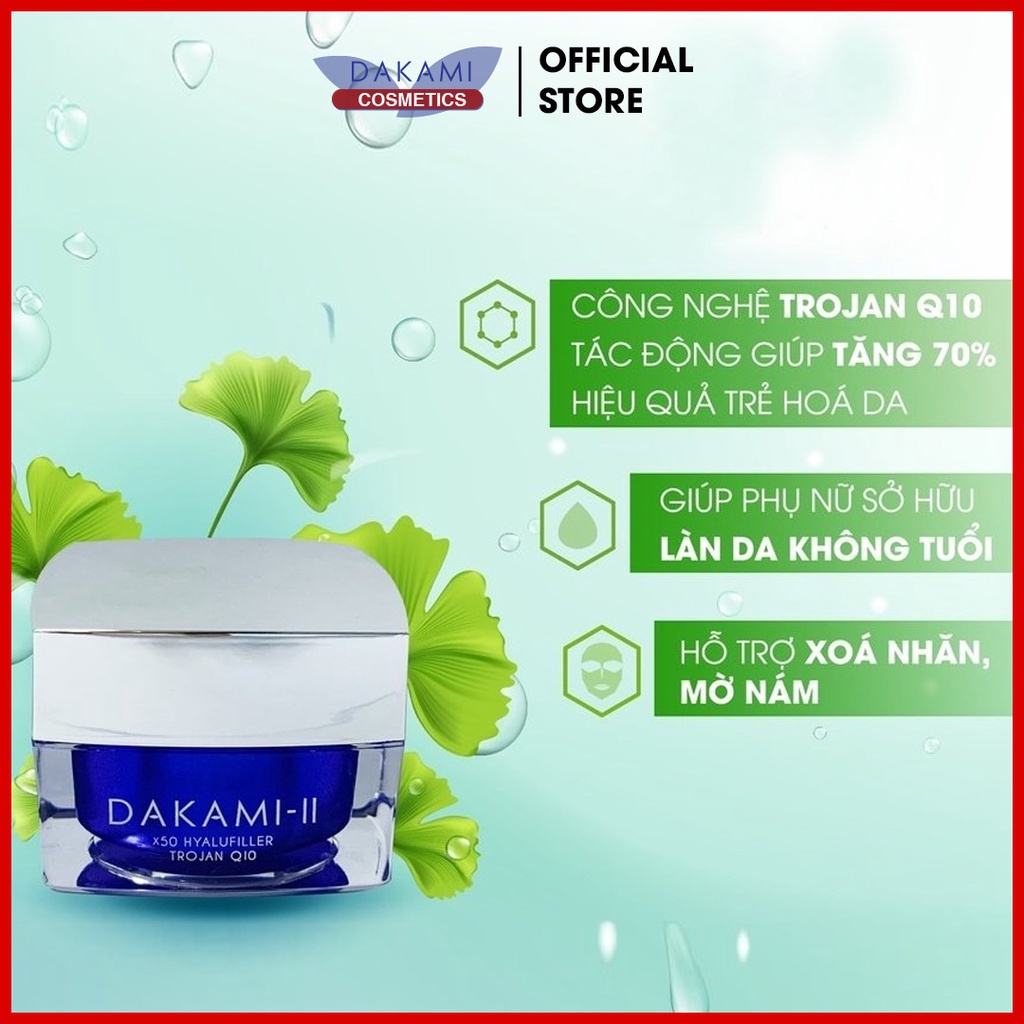 Dakami II- Kem Dưỡng Trắng Da Chống Lão Hoá Dakami II Chính Hãng 100% DAKAMI COSMETIC