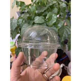 50 cái cốc nắp cầu 200ml dùng để đựng kem chè các loại