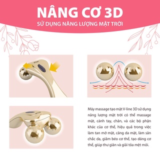 Cây Lăn Massage nâng cơ 3d - cây lăn matxa 3d