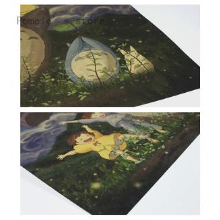 1 Tranh Dán Tường Hình Totoro Dễ Thương