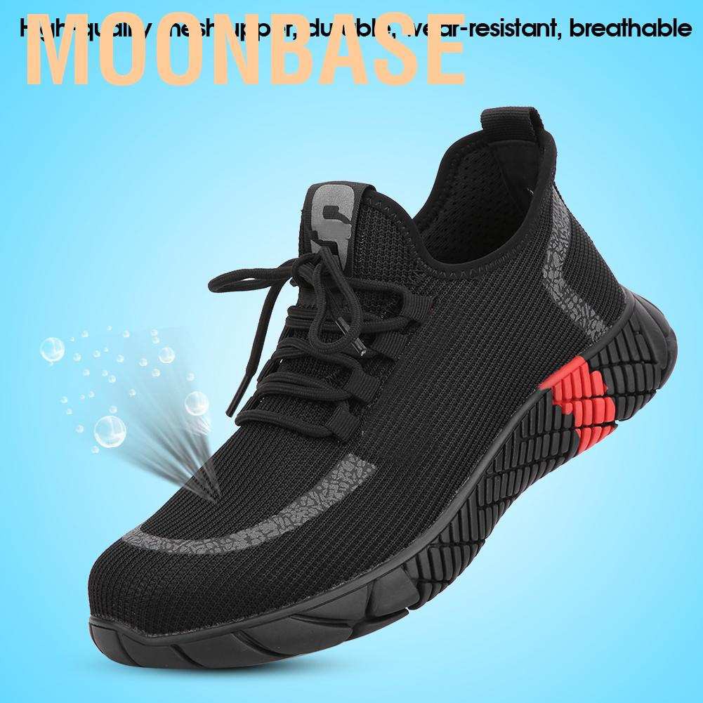 Moonbase Mens Safety Shoes Wook Boots Steel Toe Cap Trainers Sneakers Hiking Protective