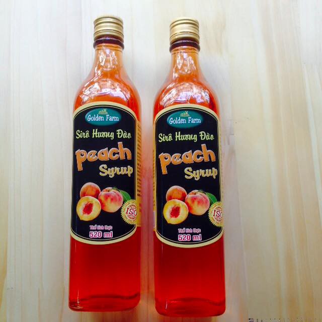 Siro Đào Golden Farm 520ml
