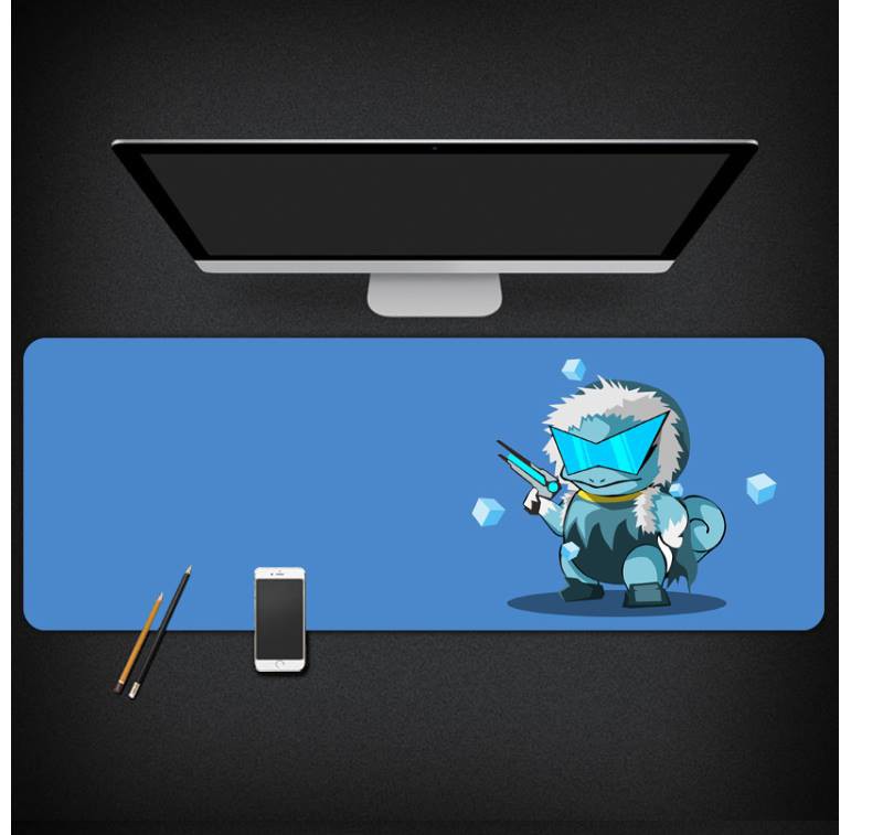 ☾❄☬☽Magic baby mouse pad Pokémon Psyduck Pikachu cos flash table mat ins style mouse pad