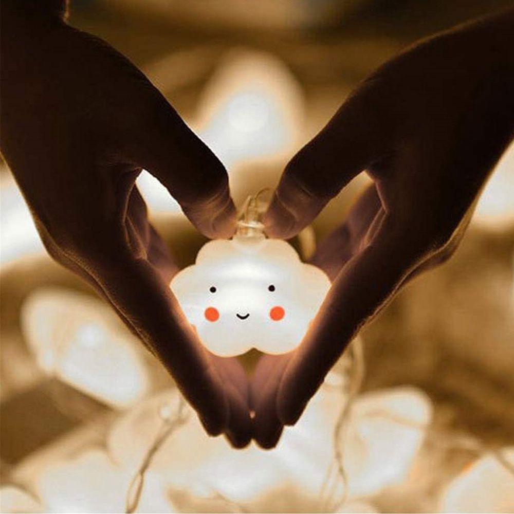 Dây Đèn LED Trang Trí Hình Đám Mây Hoạt Hình Chạy Bằng Pin