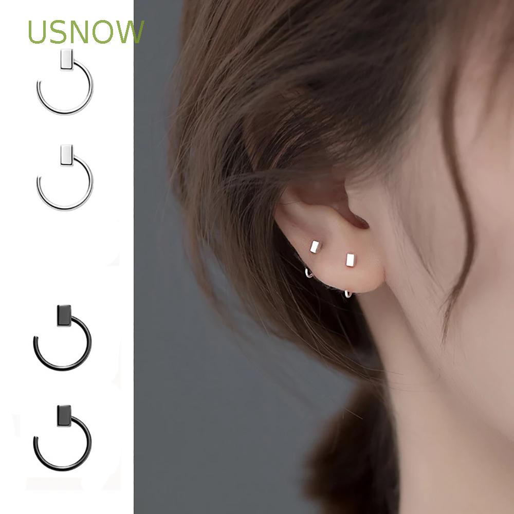 Khuyên Tai Hình Khối Lập Phương Nhỏ Phong Cách Hàn Quốc Cá Tính Cho Nữ