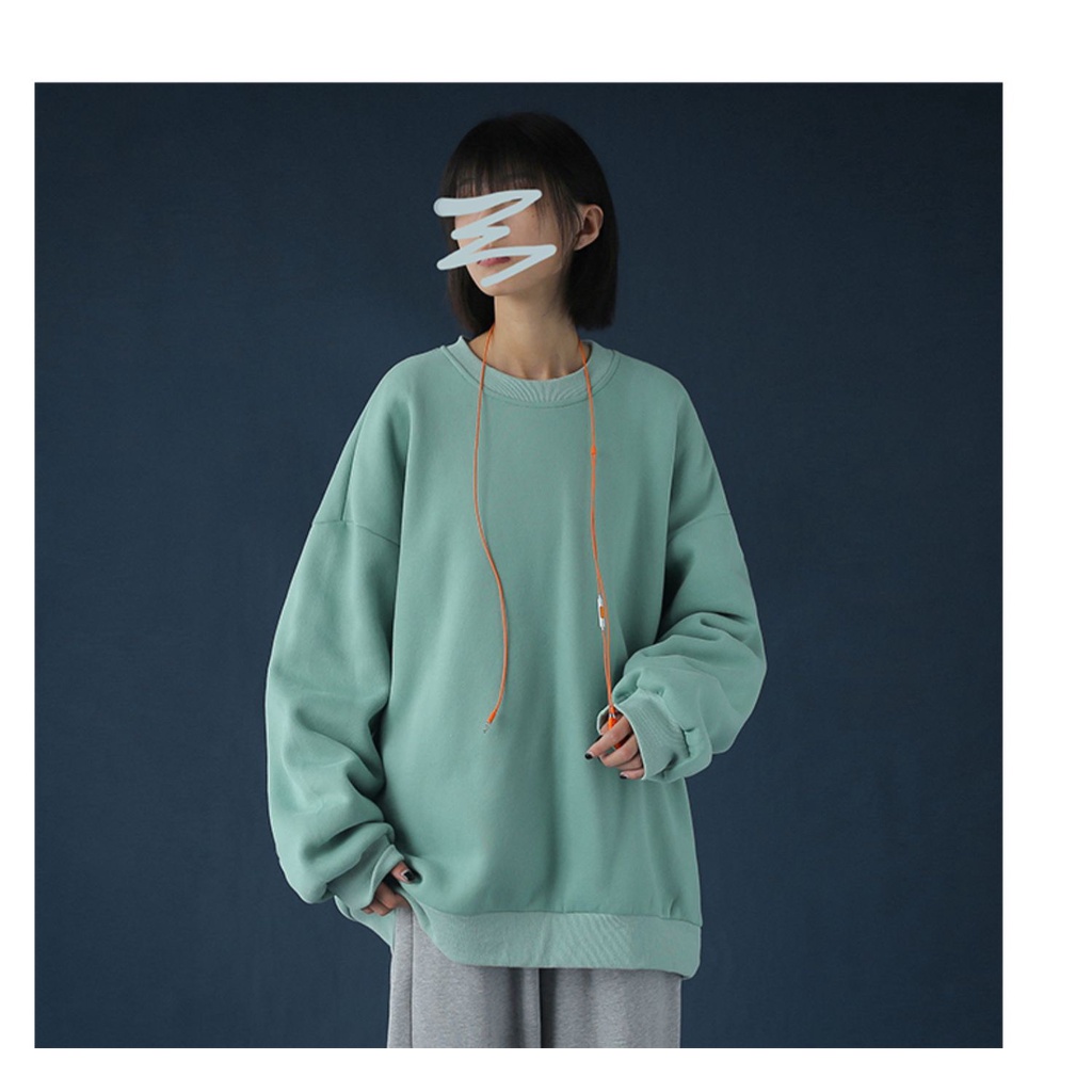 Áo nỉ Sweater nam nữ LylyshopUnisex, chất vải nỉ lót bông oversize dáng rộng phong cách unisex không kèm sơ mi | BigBuy360 - bigbuy360.vn