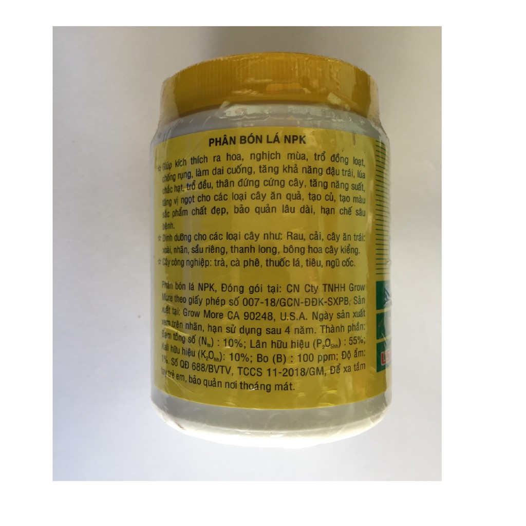 Phân bón lá NPK 10-55-10-100g