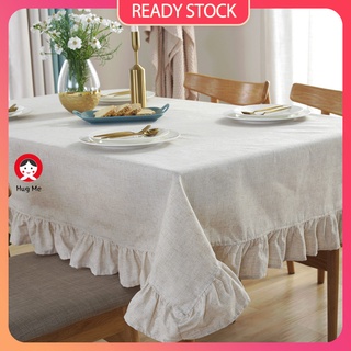 Khăn trải bàn vải lanh ren mềm mại chất lượng cao phong cách Châu Âu đơn giản