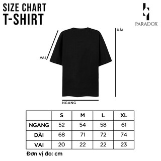 E8ae /[Mã INCU50 giảm 50k đơn 250k] Áo thun Paradox ROCHICK TEE (Black)!