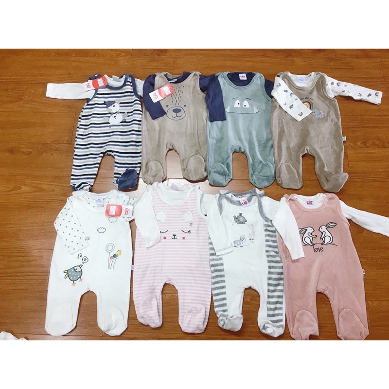 SÉT ÁO KÈM YẾM NHUNG CHO BÉ SZ 3M