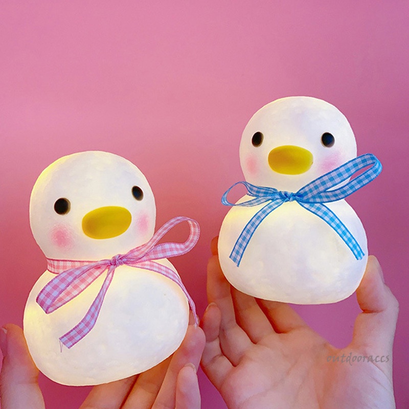 Đèn ngủ LED GOOJODOQ hình vịt đáng yêu dùng làm quà tặng