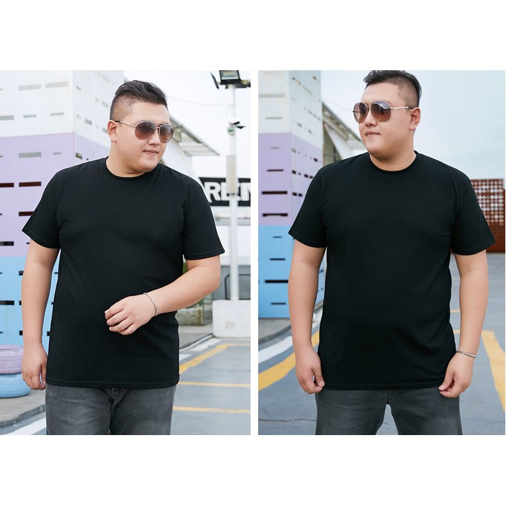 Áo bigsize tay ngắn 🔸NTT BZ🔸 Áo thun Big size nam nữ cotton trắng đen XL 2XL 3XL 4XL 5XL | BigBuy360 - bigbuy360.vn