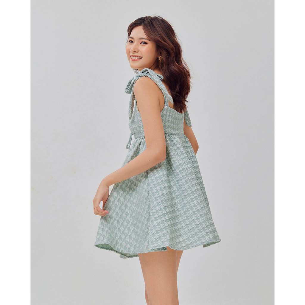 Đầm hai dây Shebyshj rút dây ngực màu xanh mint - Runa Dress | BigBuy360 - bigbuy360.vn