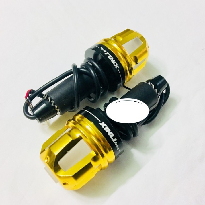 Gù tay lái đèn Led 5 cạnh gắn các loại xe máy,moto,pkl