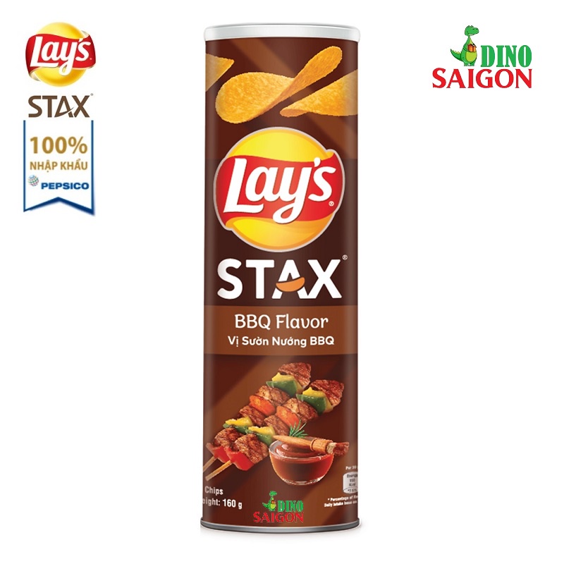 Khoai Tây Lát Lay's Stax Ống 160g
