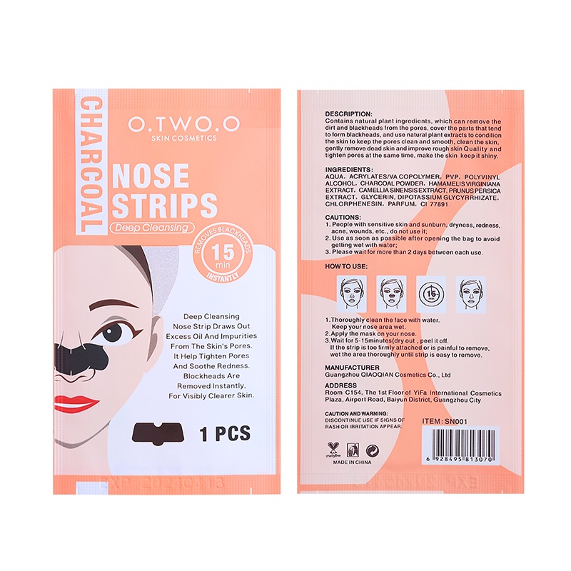 Miếng dán mũi lột mụn đầu đen làm sạch sâu lỗ chân lông