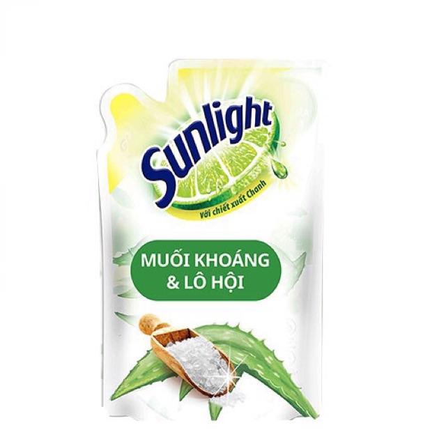 NƯỚC RỬA BÁT SUNLIGHT MUỐI KHOÁNG VÀ LÔ HỘI 550g/750g