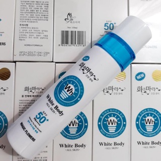 Kem dưỡng trắng da body white spf50