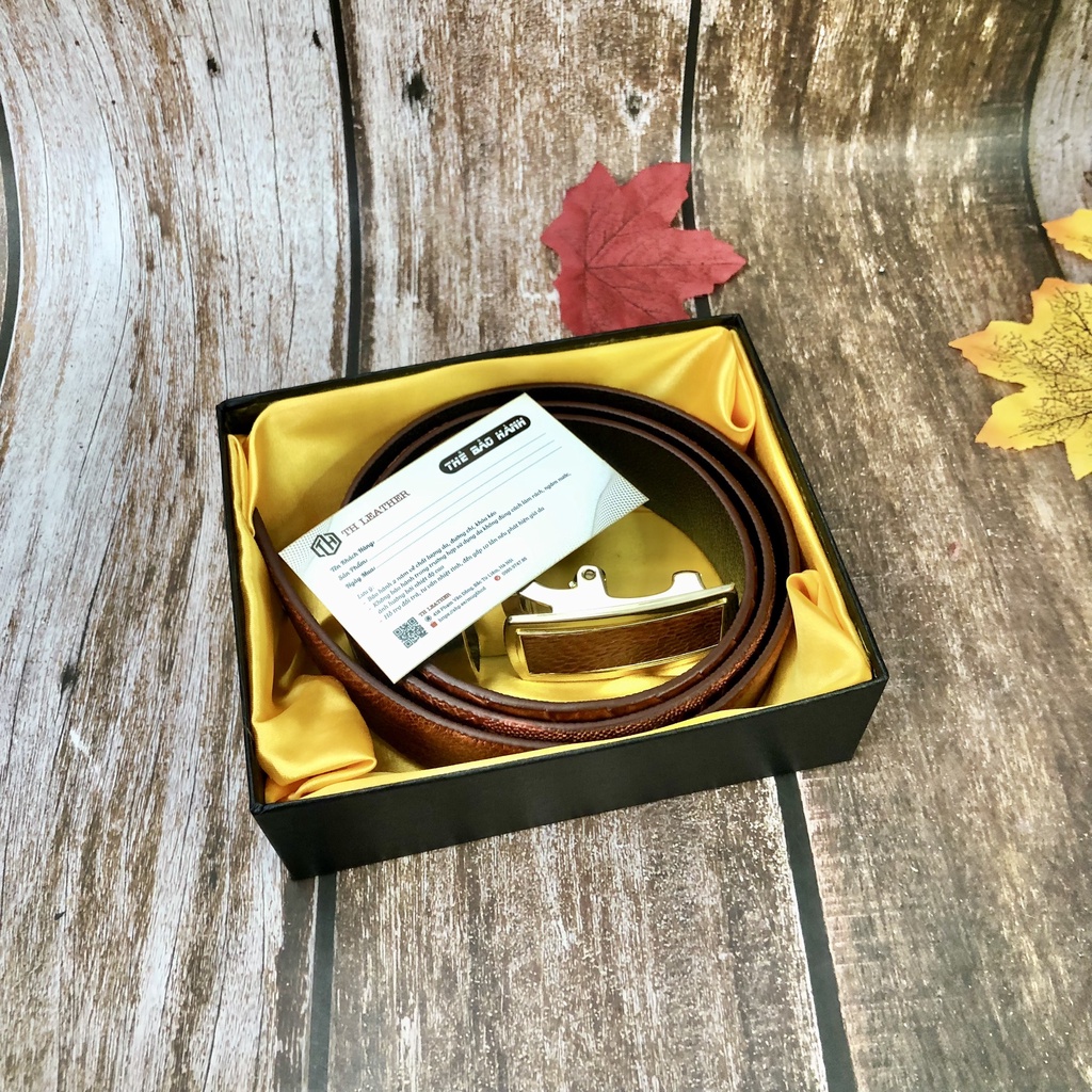 Dây Lưng Đà Điểu Liền Da Vảy Chân, Dây Nịt Bụng Da Đà Điểu Thật 3.3cm - BH 24 Tháng, 3 Màu Đen, Nâu, Nâu Đỏ